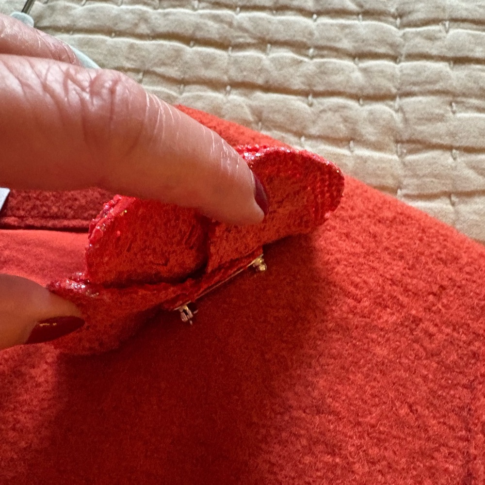 Chanel Wool Blazer with Floral pin - Picture 5 of 13